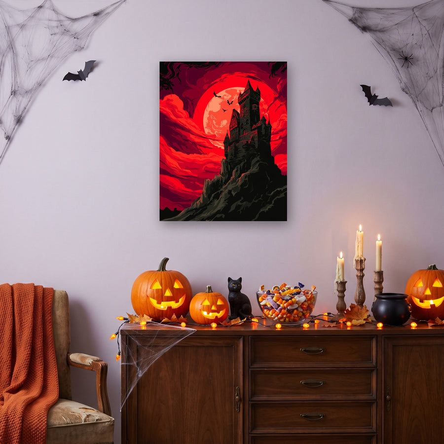 Château du Vampire | Peinture par numéro