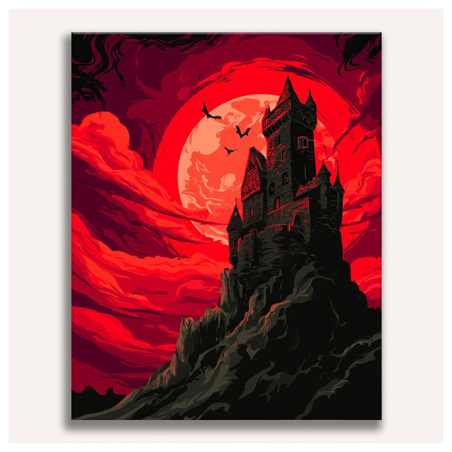 Château du Vampire | Peinture par numéro