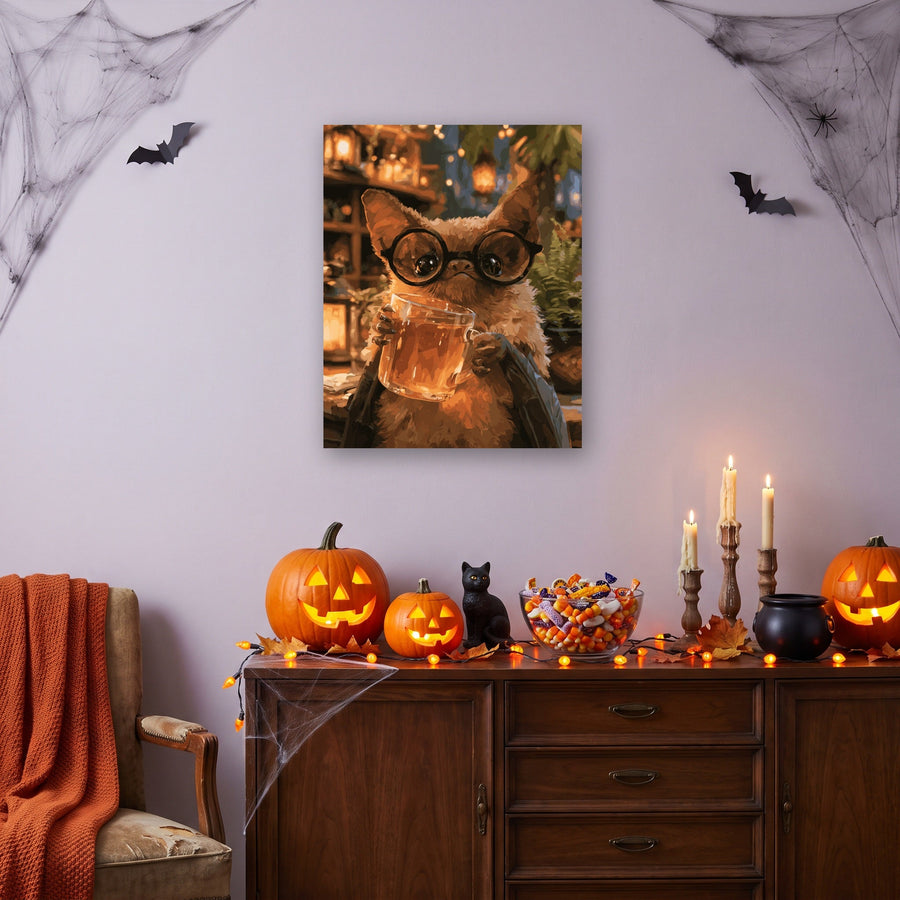 Chauve-Souris à Lunettes | Peinture par numéro