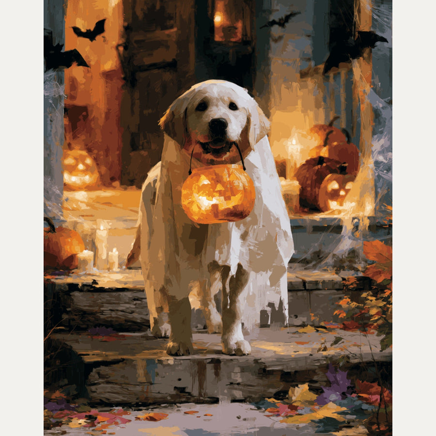 Chien Fantôme | Peinture par numéro
