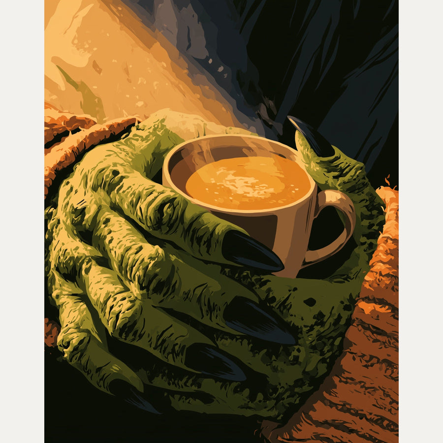 Chocolat Chaud du Monstre | Peinture par numéro