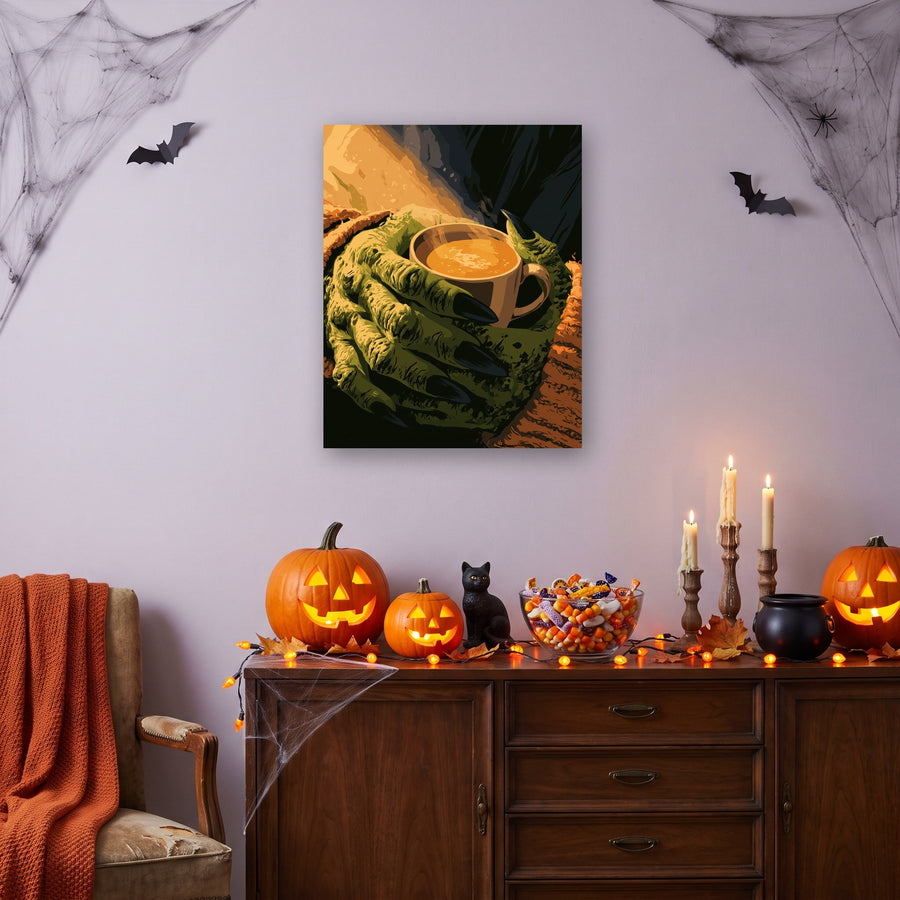 Chocolat Chaud du Monstre | Peinture par numéro