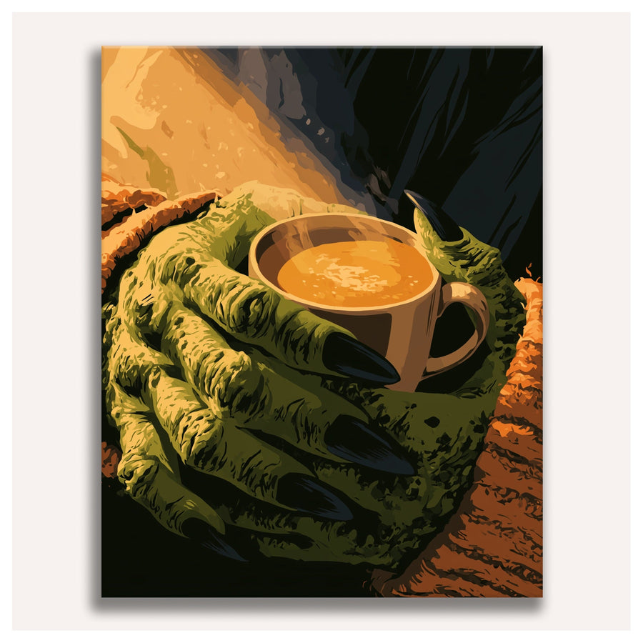 Chocolat Chaud du Monstre | Peinture par numéro
