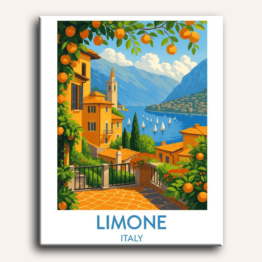 Citrons Dolce Vita | Peinture par numéro