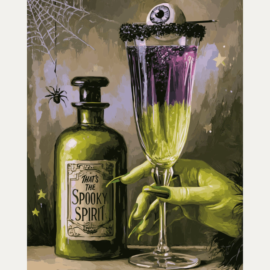 Cocktail de Sorcière | Peinture par numéro