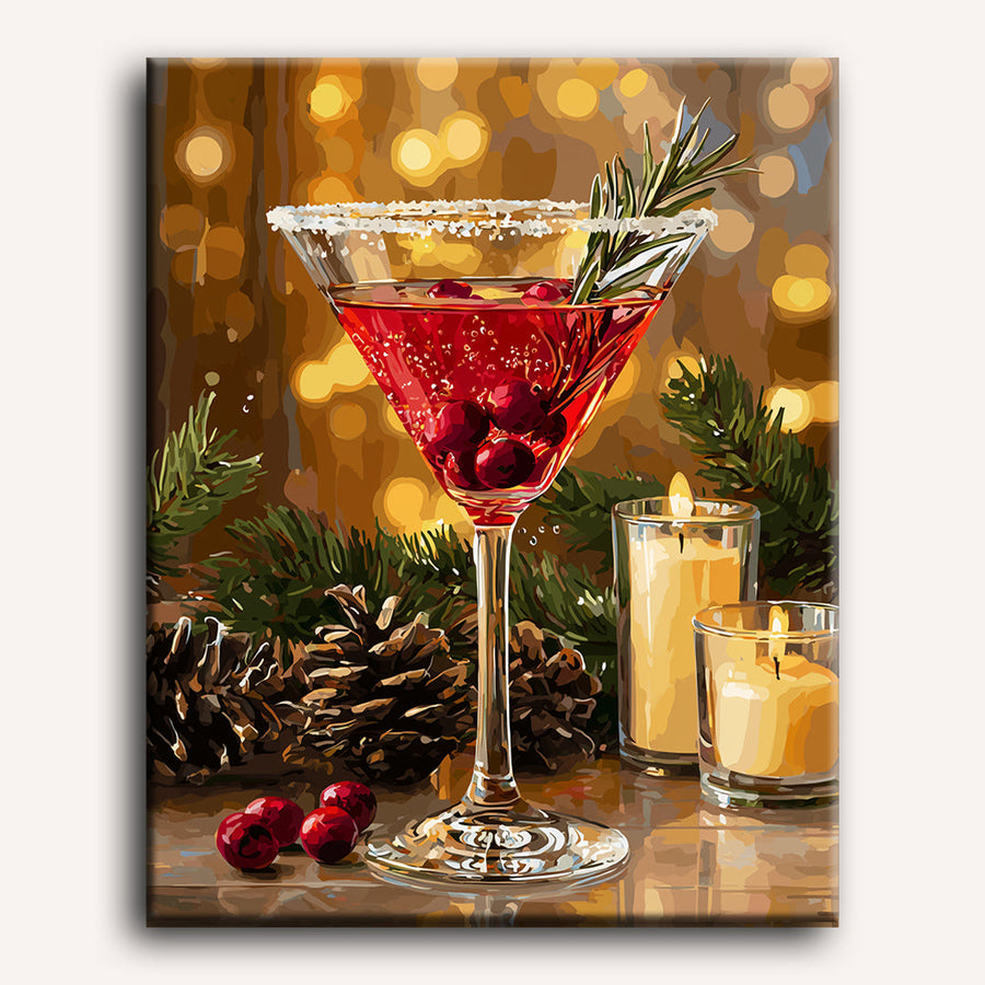 Cosmopolitan Festif | Peinture par numéro