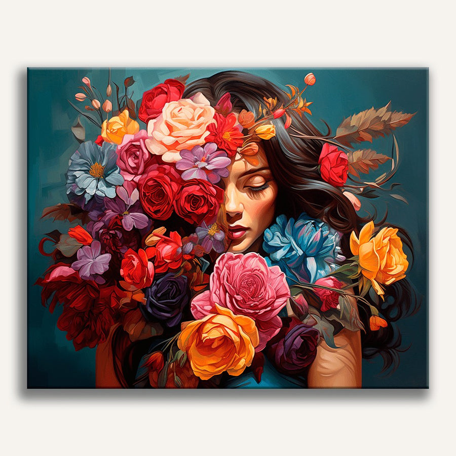 Couronne de Roses | Peinture par numéro