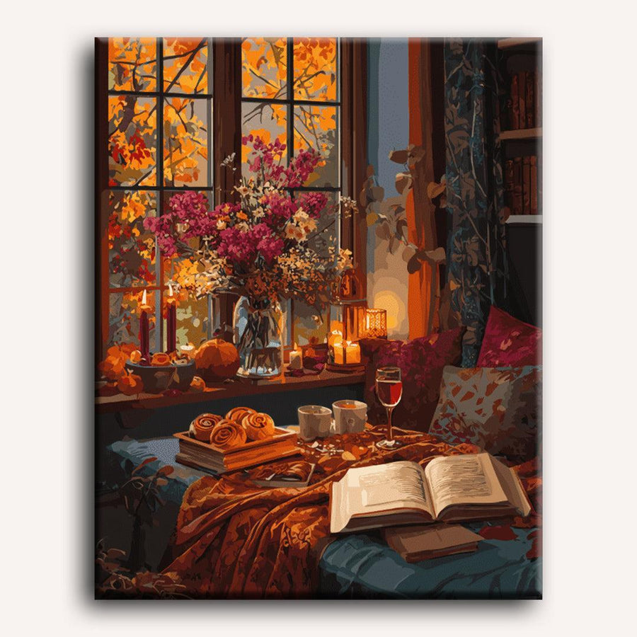 Soirée Cozy | Peinture par numéro