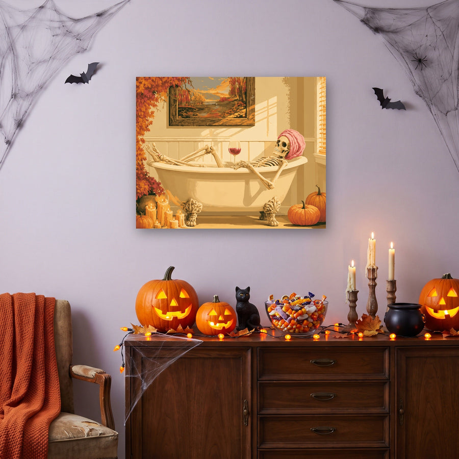 Détente du Squelette | Peinture par numéro