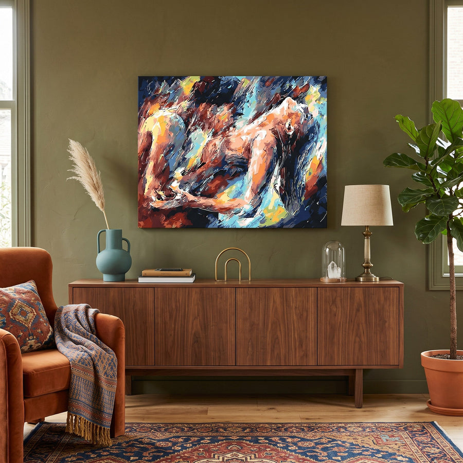 Deux Amoureux | Peinture par numéro
