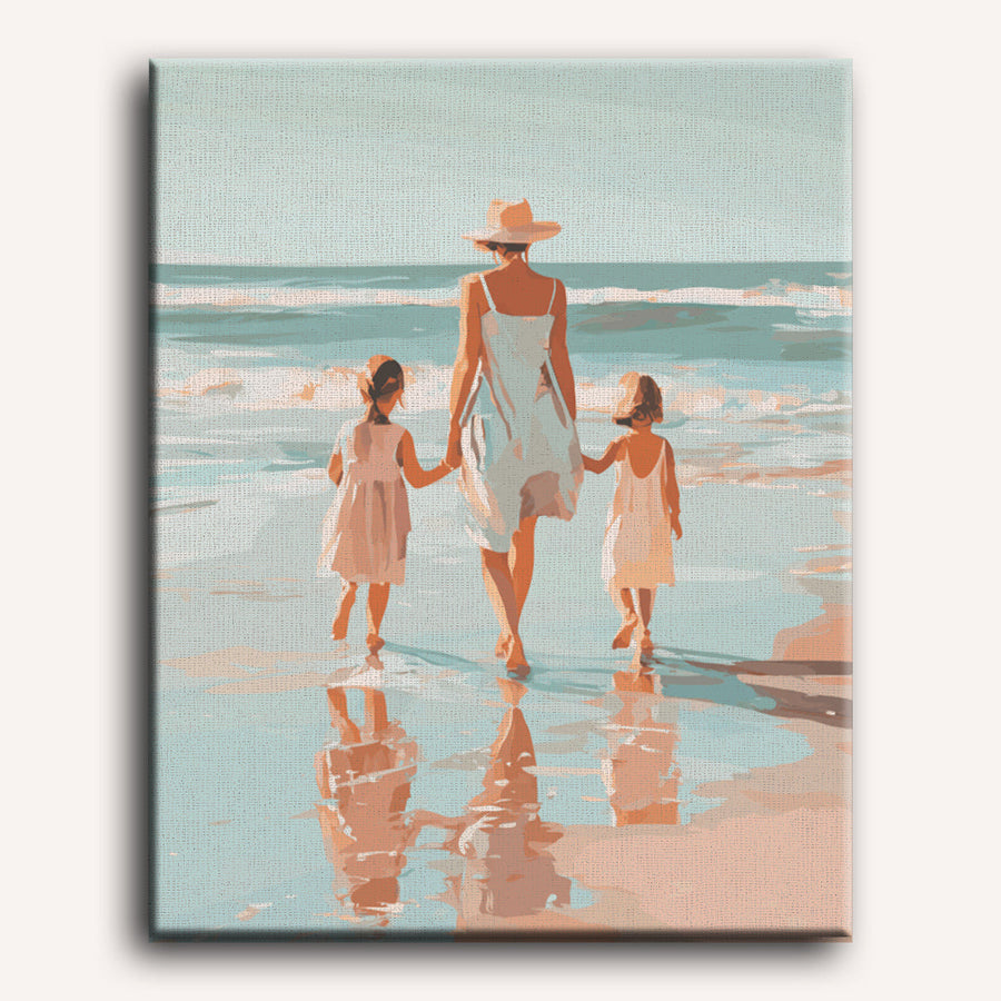 Deux Filles | Peinture par numéro
