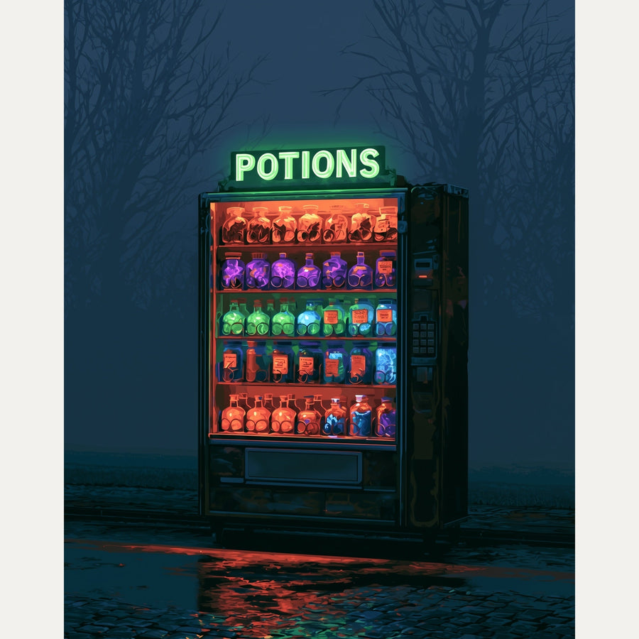 Distributeur de Potions | Peinture par numéro