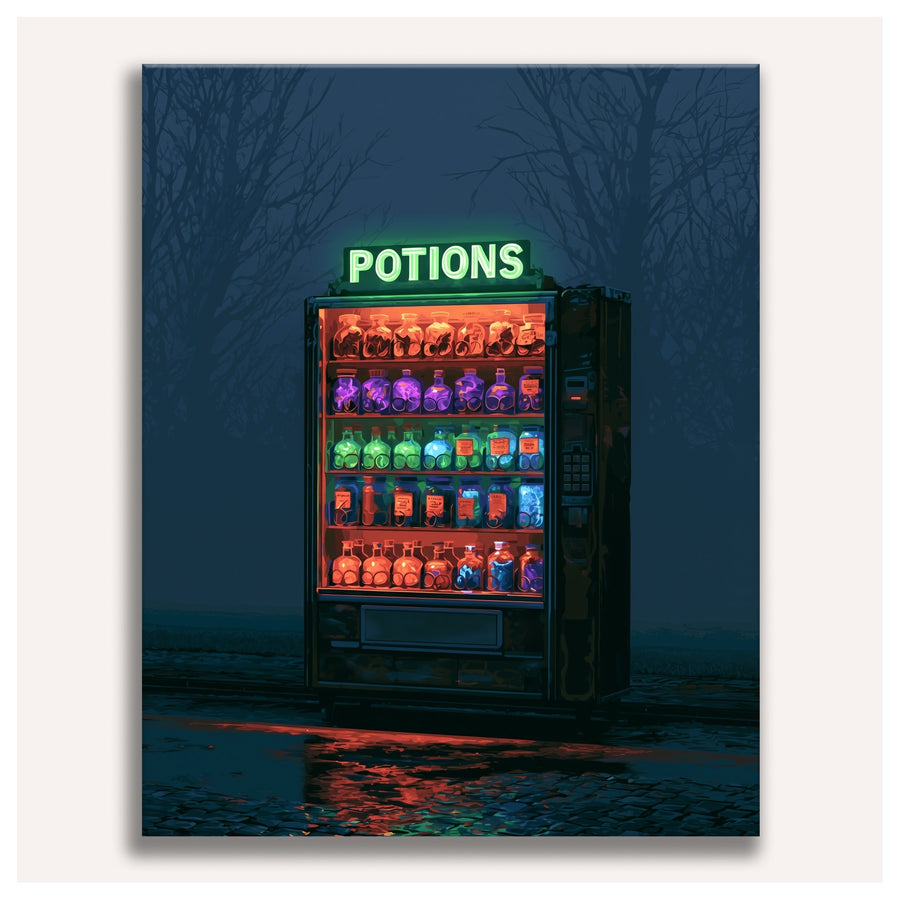 Distributeur de Potions | Peinture par numéro
