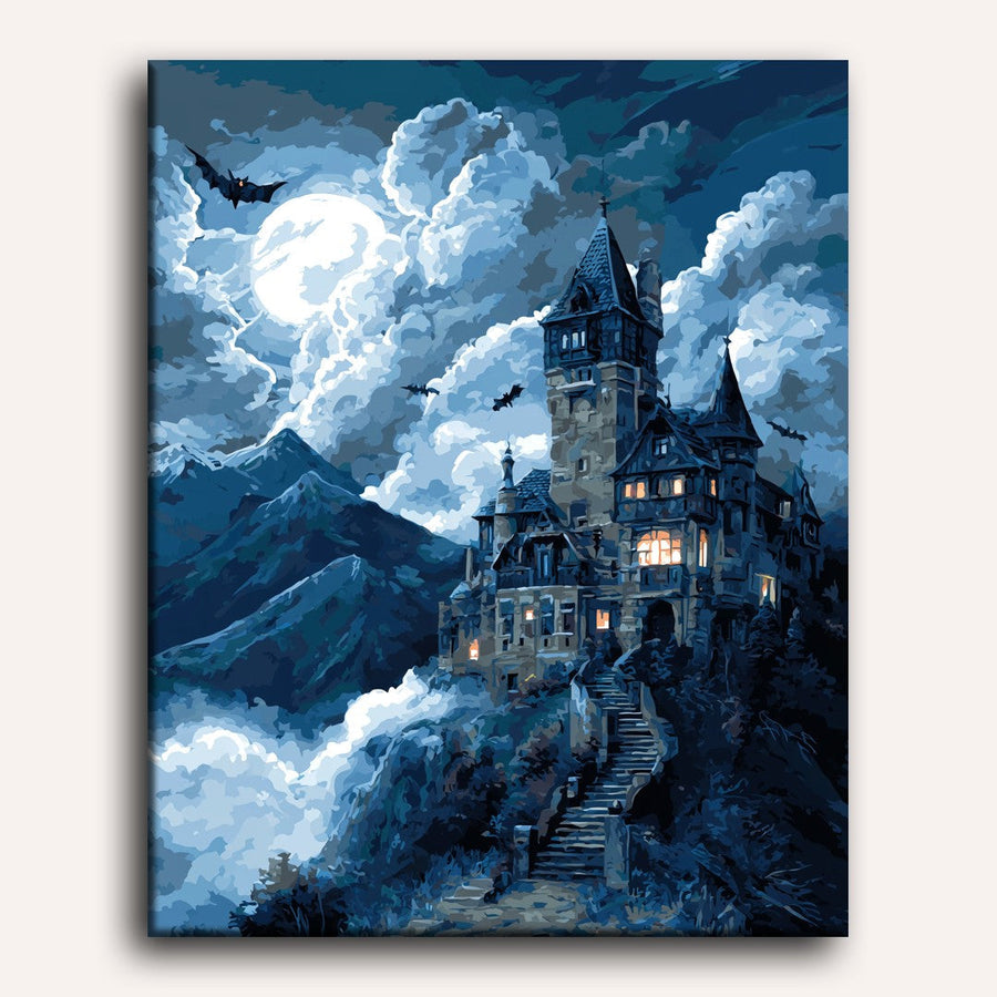 Manoir Dracula | Peinture par numéro