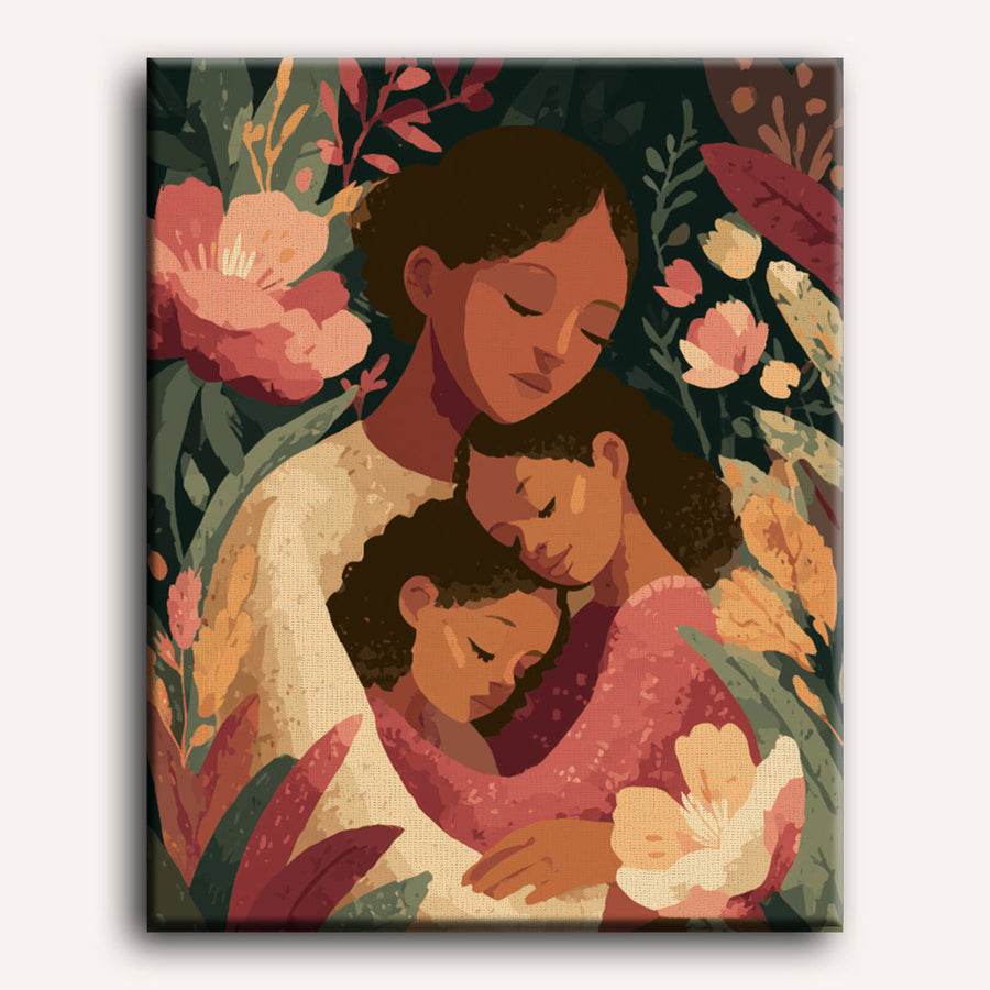 Enlacés par l'Amour | Peinture par numéro