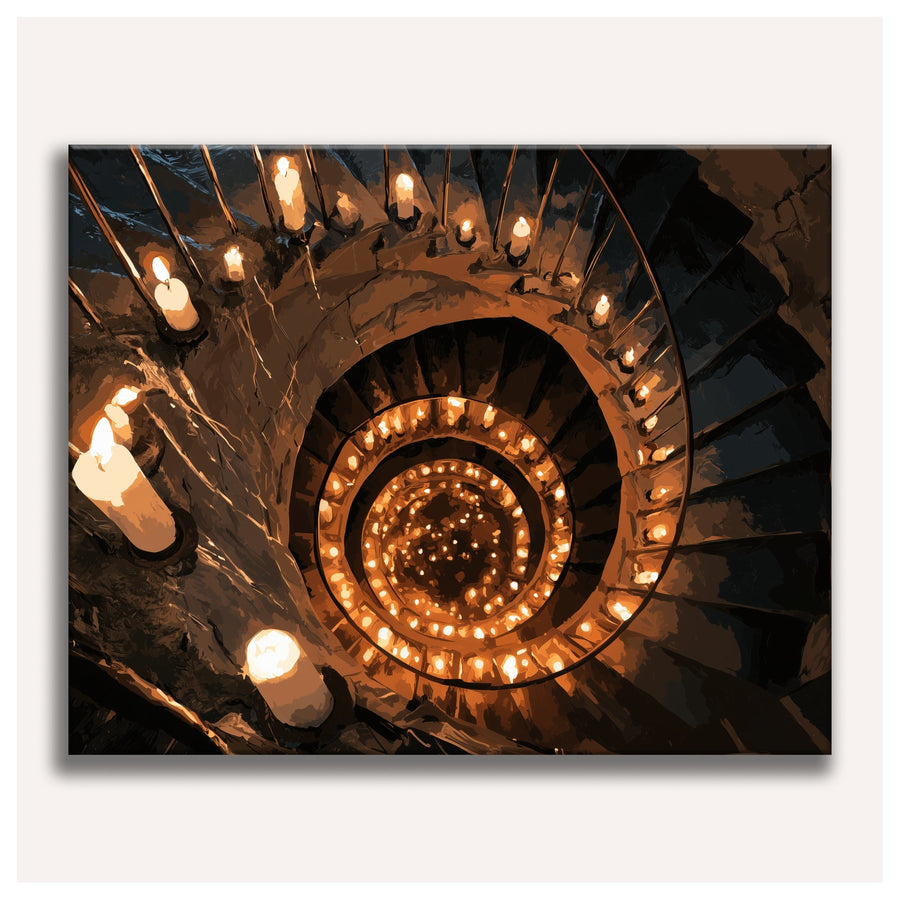 Escalier aux Bougies | Peinture par numéro
