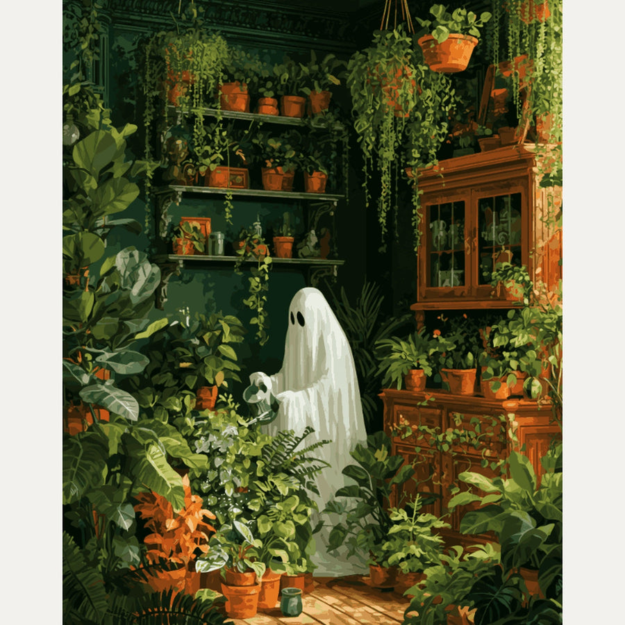 Fantôme de la Serre | Peinture par numéro