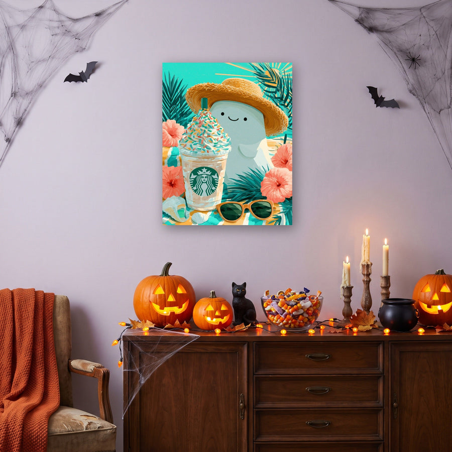 Fantôme Frappé | Peinture par numéro