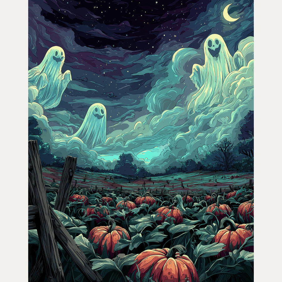 Fantômes des Champs | Peinture par numéro
