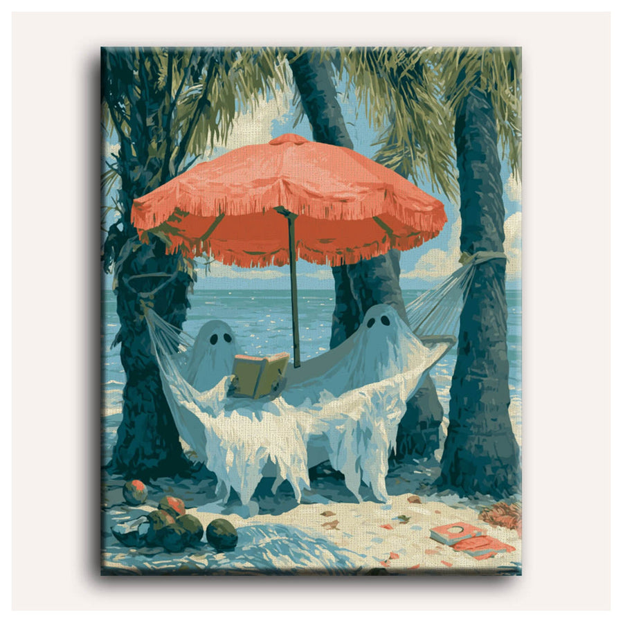 Fantômes sous les Palmiers | Peinture par numéro