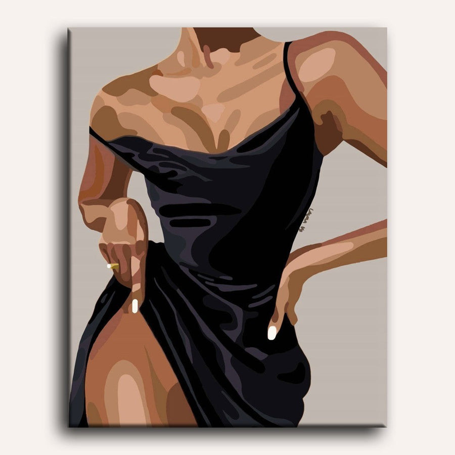 Femme Élégante | Peinture par numéro