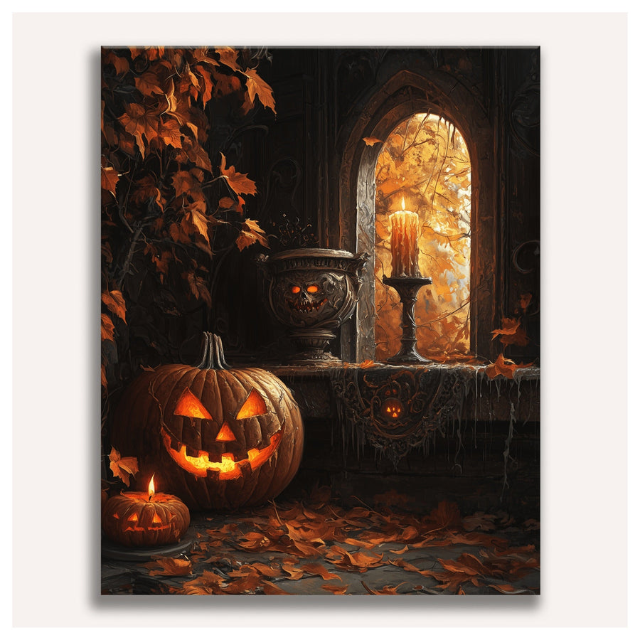 Fenêtre d'Octobre | Peinture par numéro