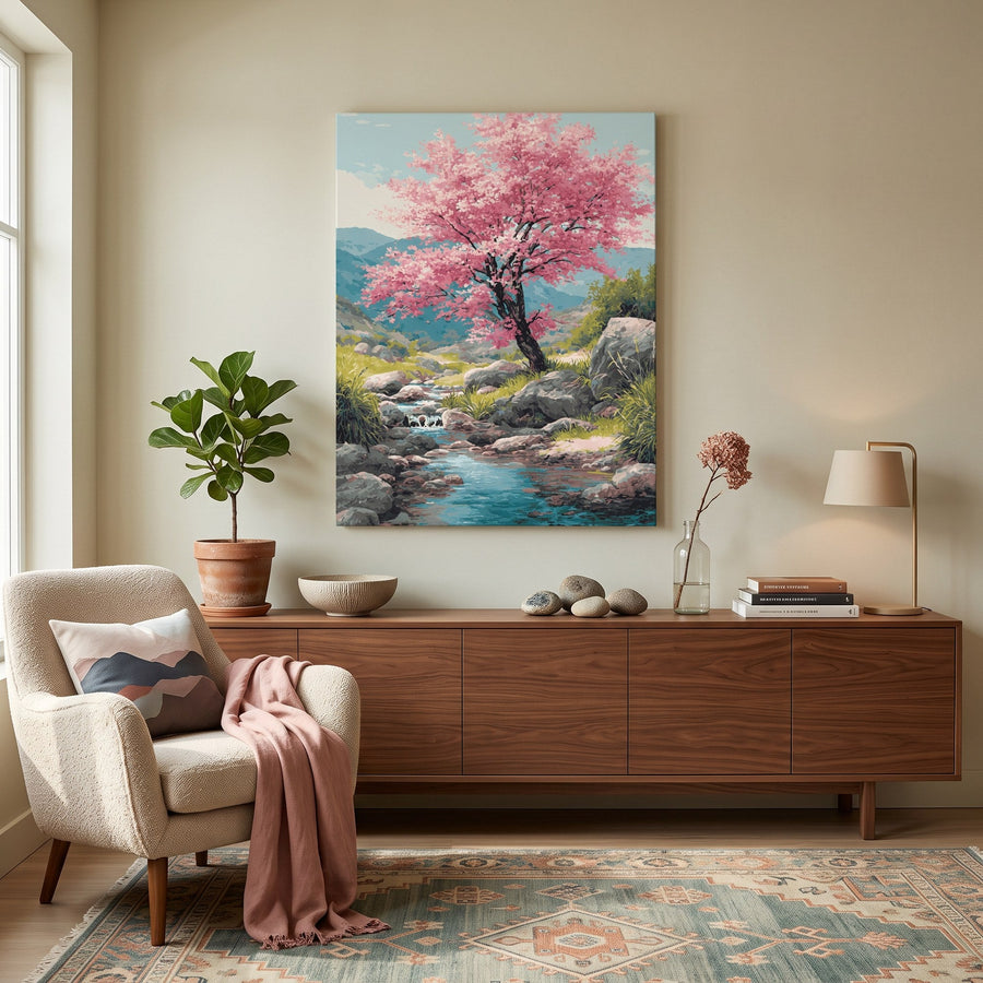 Fleur de Cerisier | Peinture par numéro