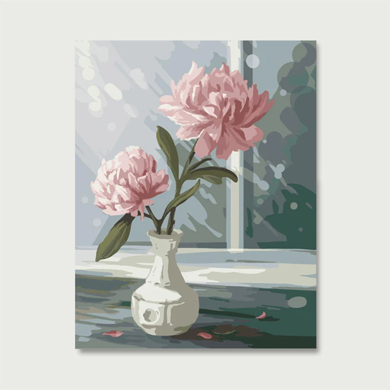 Fleur en Verre | Peinture par numéro