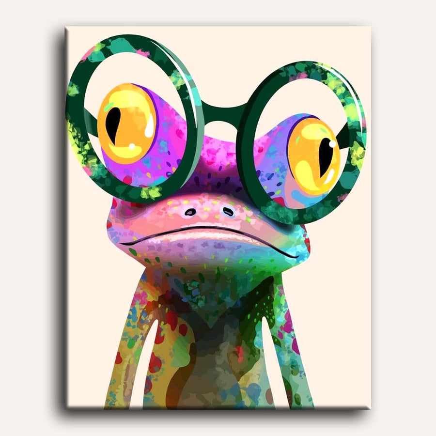 Grenouille Joyeuse | Peinture par numéro