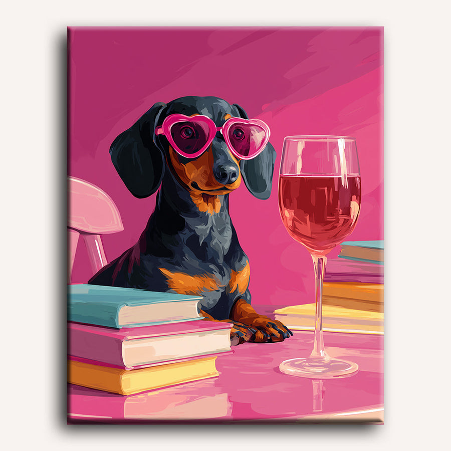 Happy Hour Chic | Peinture par numéro