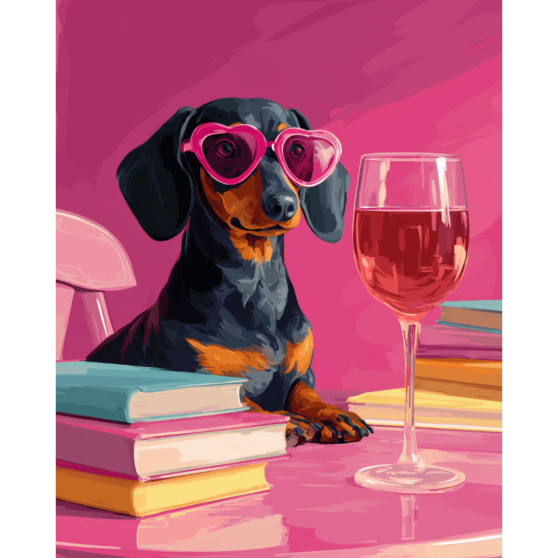 Happy Hour Chic | Peinture par numéro