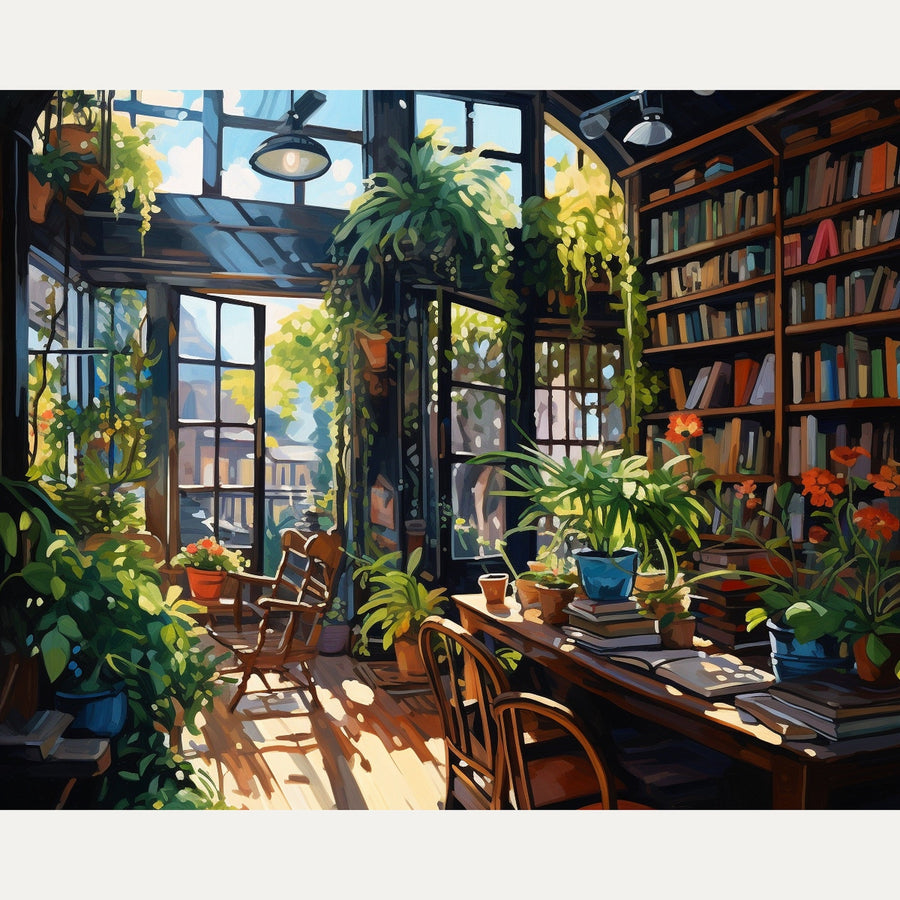Jardin d'Hiver | Peinture par numéro