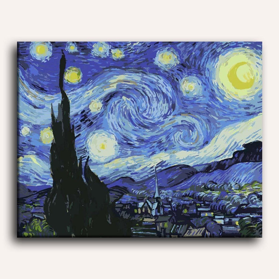 La Nuit Étoilée | Peinture par numéro