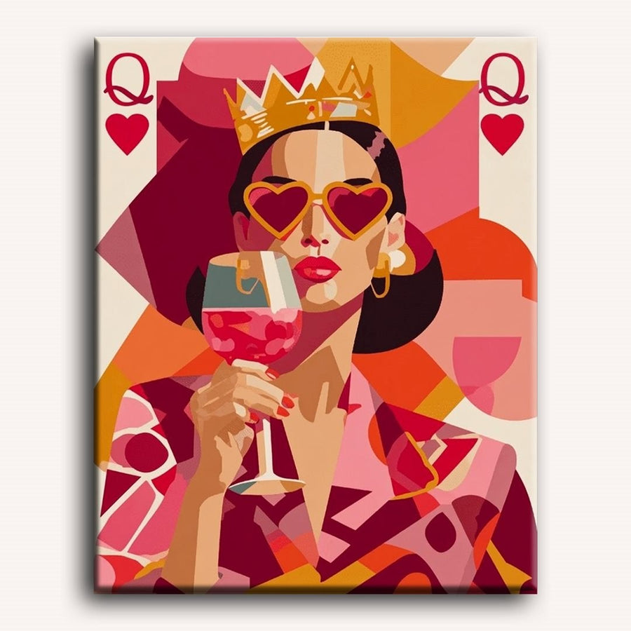 La reine pop art | Peinture par numéro