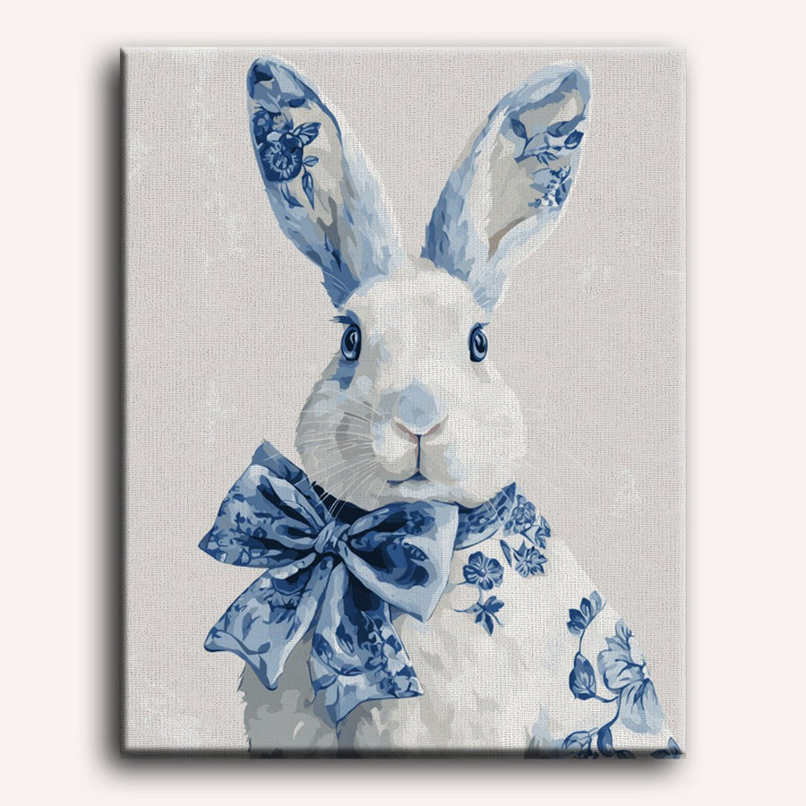 Lapin de Delft | Peinture par numéro