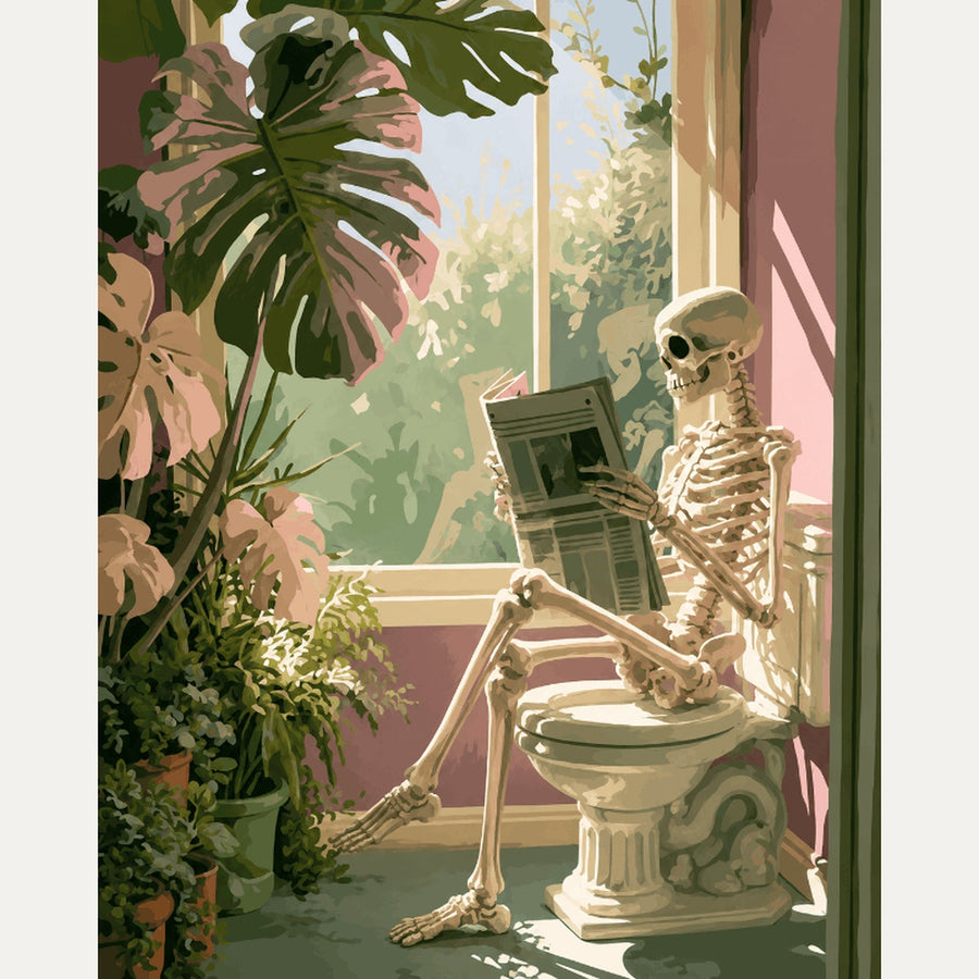 Lecture Éternelle | Peinture par numéro