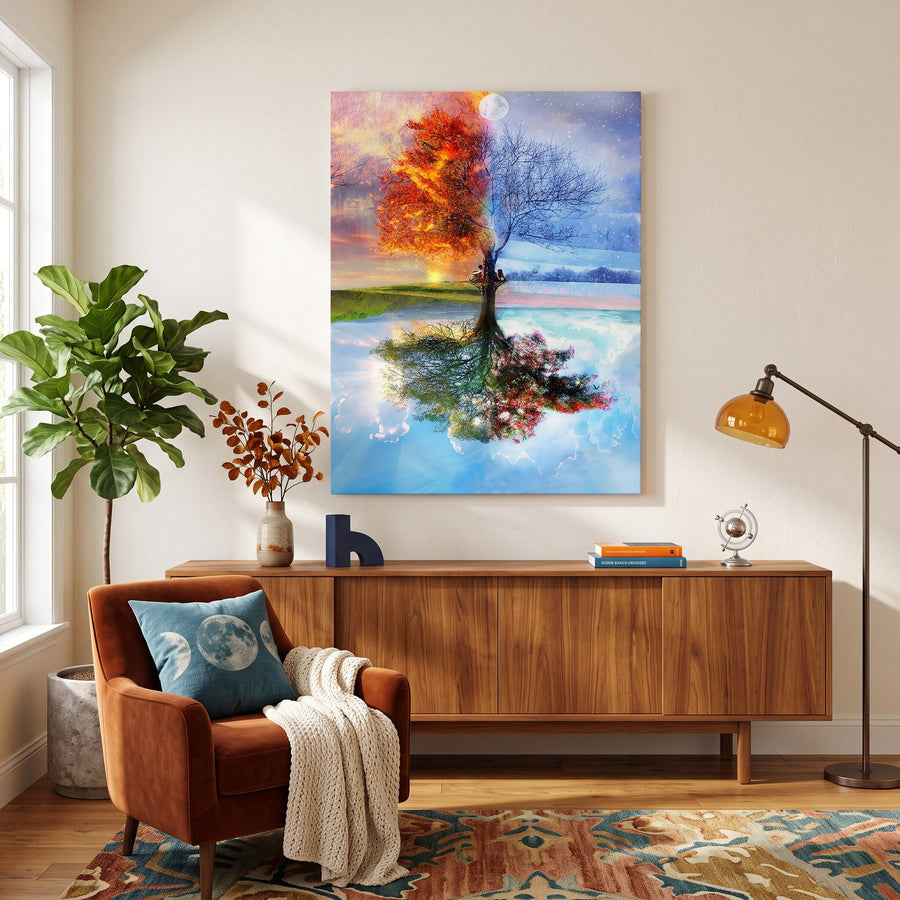 Les 4 Saisons | Peinture par numéro