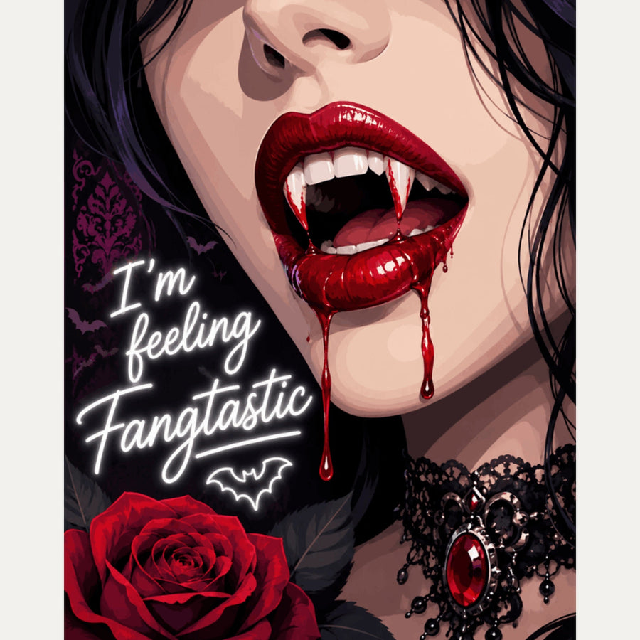 Lèvres de Vampire | Peinture par numéro
