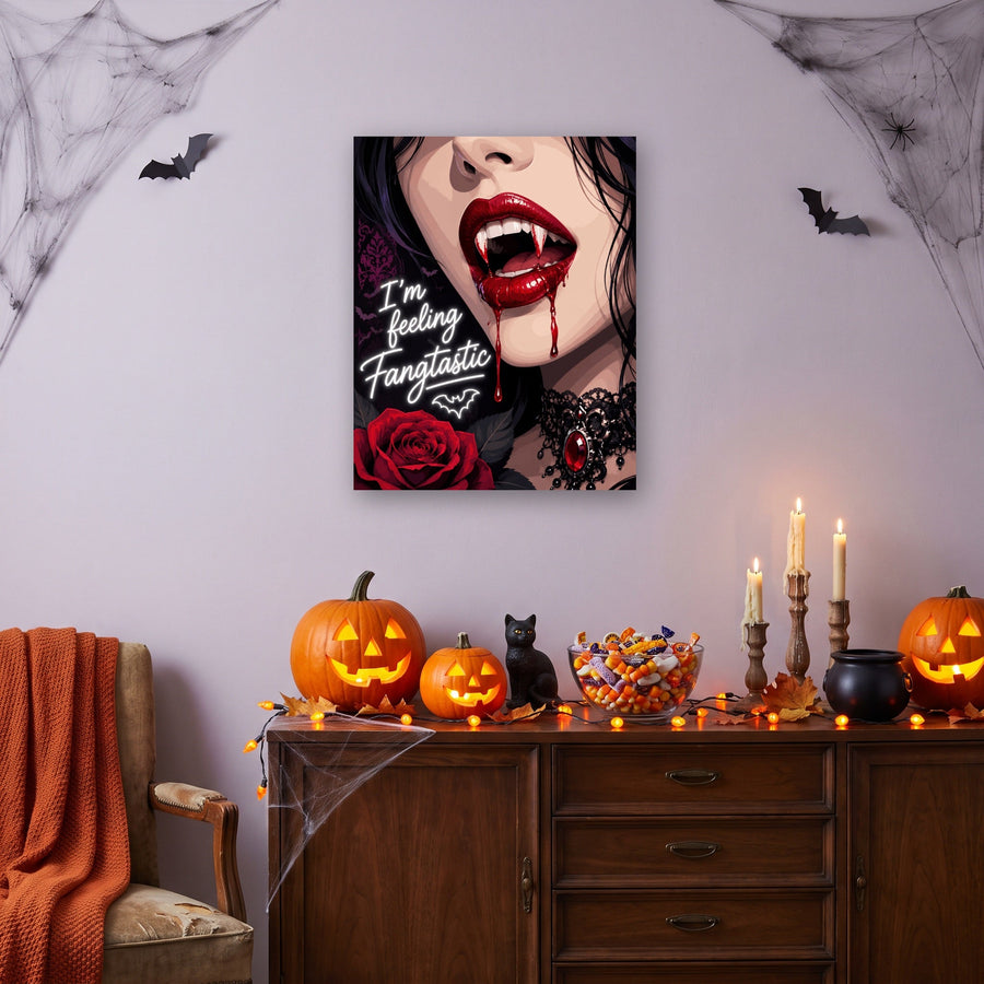 Lèvres de Vampire | Peinture par numéro