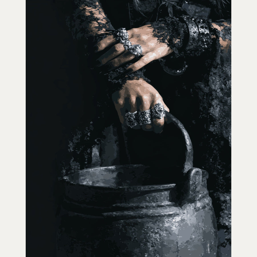 Mains de la Sorcière | Peinture par numéro