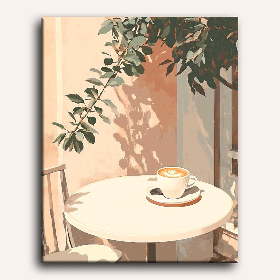 Café du matin | Peinture par numéro