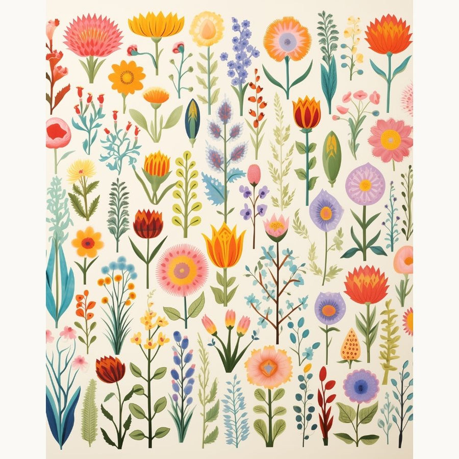 Collection de fleurs | Peinture par numéro