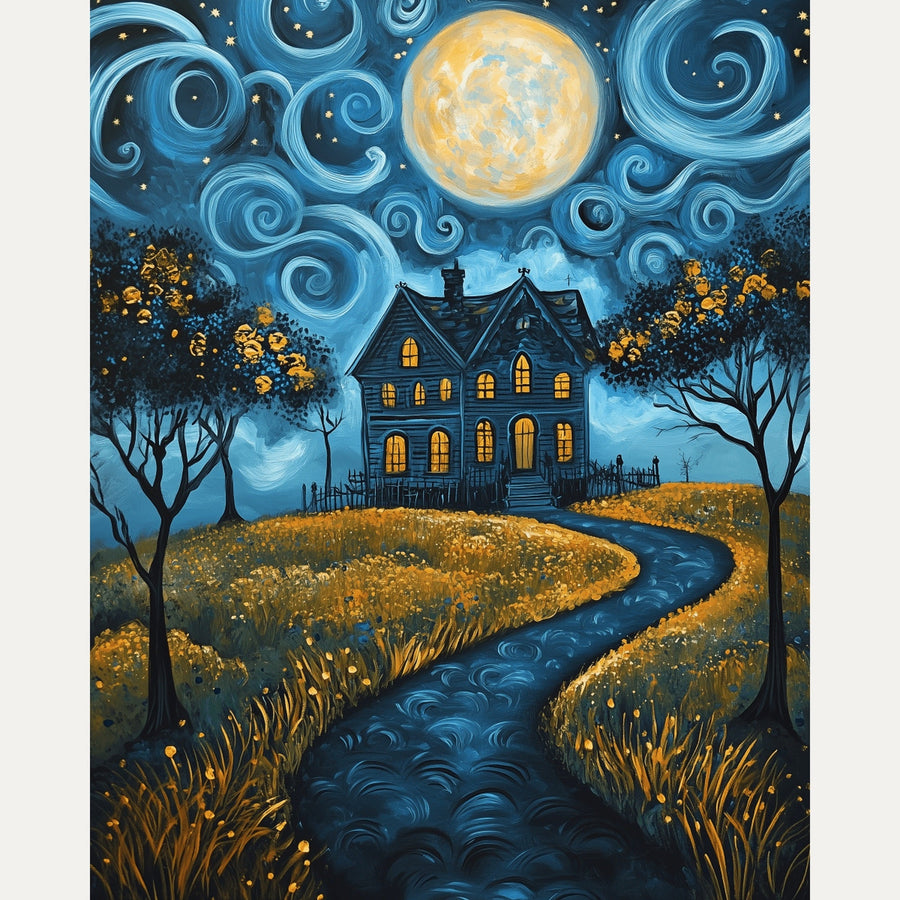 Maison au Chemin d'Or | Peinture par numéro