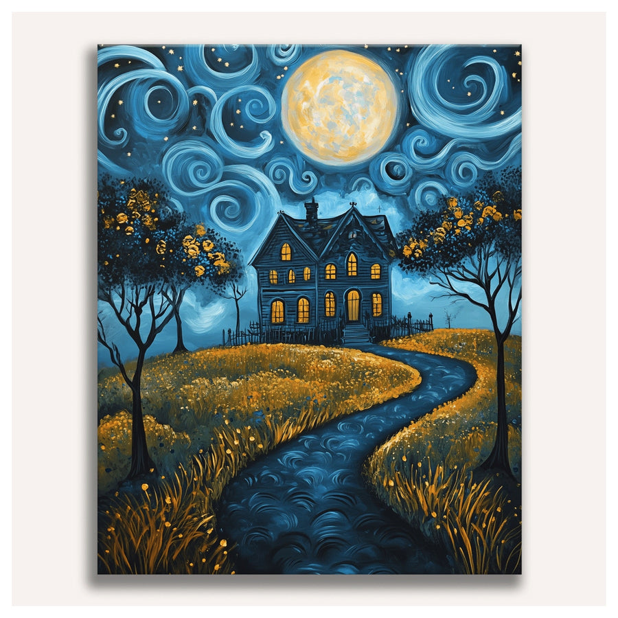 Maison au Chemin d'Or | Peinture par numéro