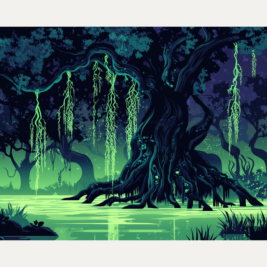 Marais Fluorescent | Peinture par numéro
