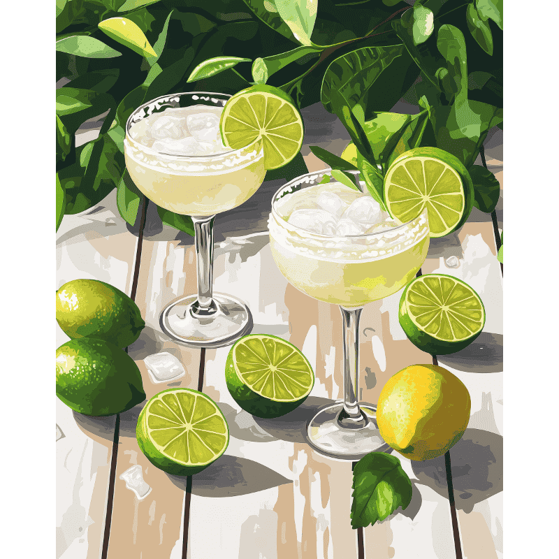 Margaritas | Peinture par numéro