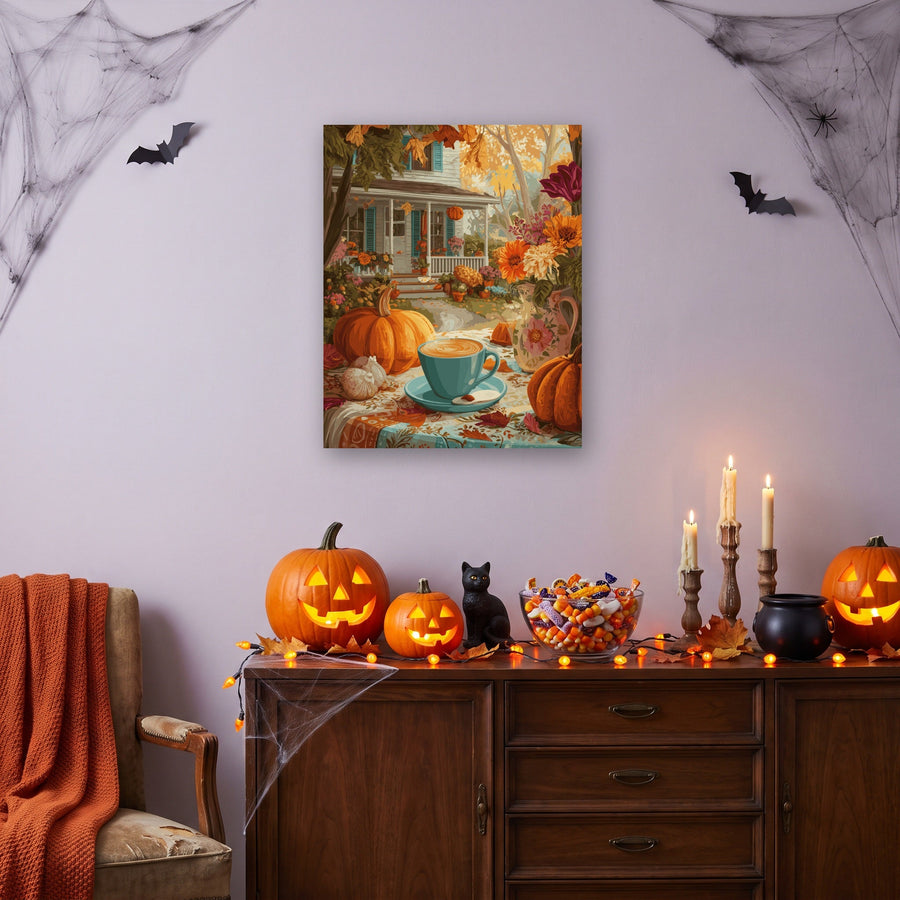 Matin de Citrouilles | Peinture par numéro