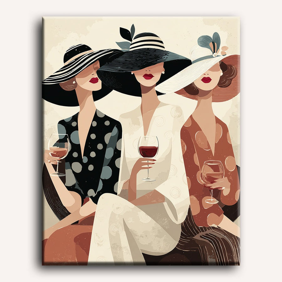 Moment de Vin | Peinture par numéro