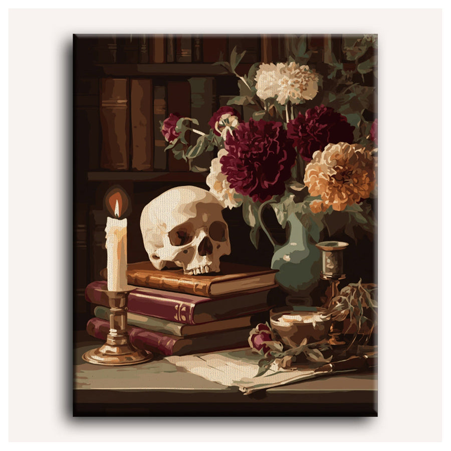 Nature Morte à la Bougie | Peinture par numéro