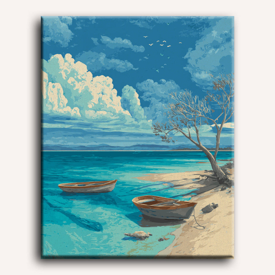 Nuances de Bleu | Peinture par numéro